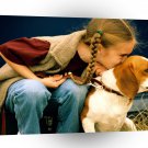 Cute Kids Beagle Kisses A1 Xlarge Canvas