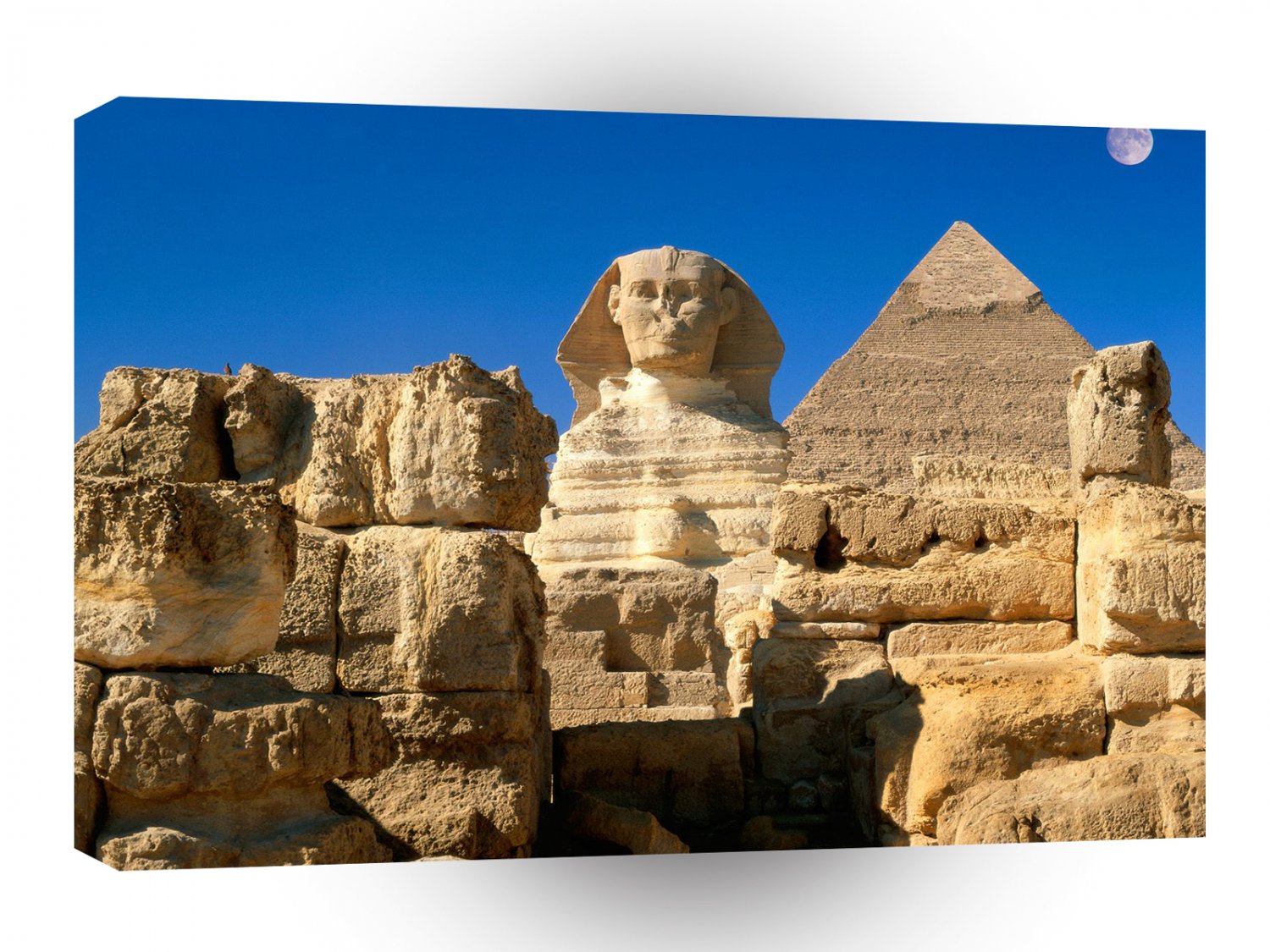 Egypt Great Sphinx Chephren Pyramid Giza A1 Xlarge Canvas