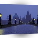 Europe Prague At Dusk Czech A1 Xlarge Canvas