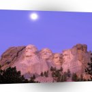 Famous Landmarks Moon Over Mount Rushmore South Dakota A1 Xlarge Canvas