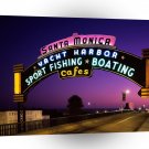 Famous Landmarks Santa Monica Pier Santa Monica California A1 Xlarge Canvas