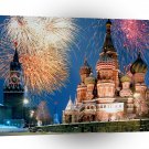 Famous Landmarks St Basils Cathedral Moscow Russia A1 Xlarge Canvas