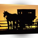 Farms And Barns Amish Horse Drawn Buggy Pennsylvania A1 Xlarge Canvas