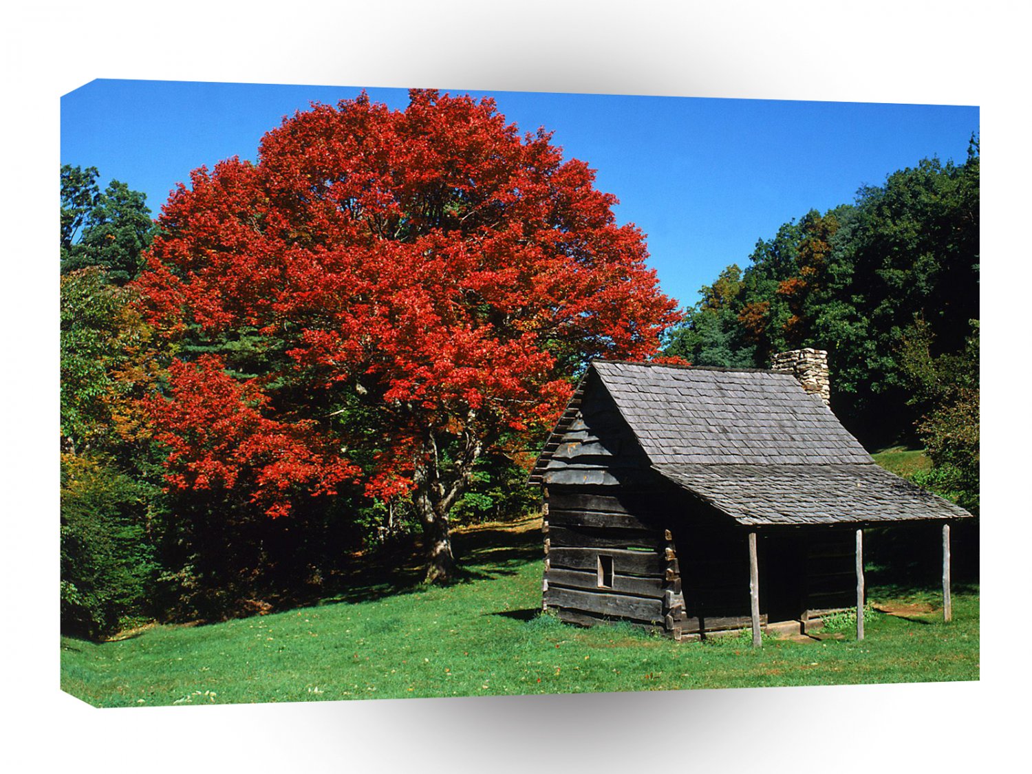 Farms And Barns Jesse Brown Cabin Ridge Parkway Carolina A1 Xlarge Canvas