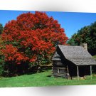 Farms And Barns Jesse Brown Cabin Ridge Parkway Carolina A1 Xlarge Canvas