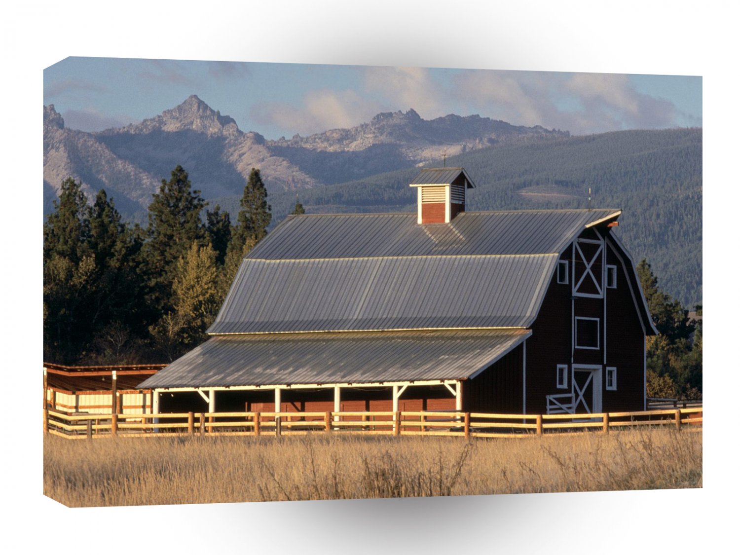 Farms And Barns Ravalli County Montana A1 Xlarge Canvas
