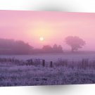 Farms And Barns Sunrise Over Frosty Farmland Norfolk England A1 Xlarge Canvas