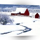 Farms And Barns Winter Creek Idaho A1 Xlarge Canvas