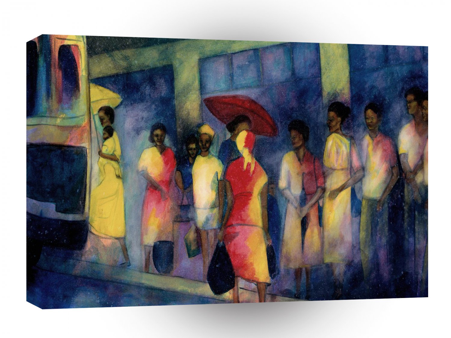 Fine Art Bus Stop Hyacinth A1 Xlarge Canvas