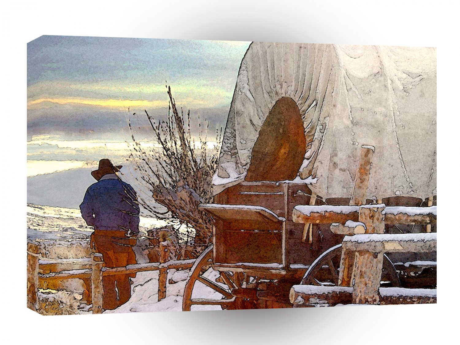 Fine Art Go West A1 Xlarge Canvas
