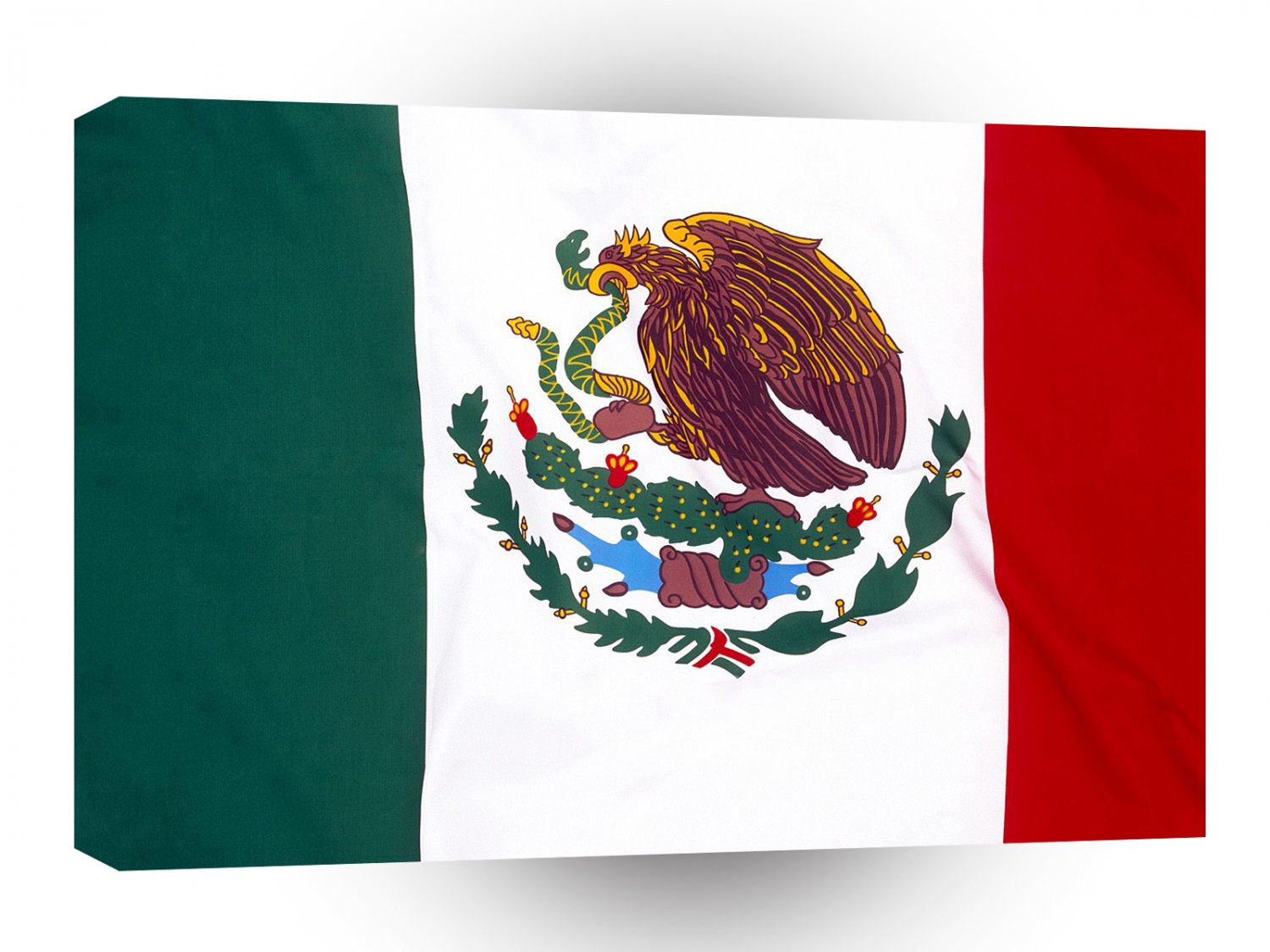 Flag Mexico A1 Xlarge Canvas