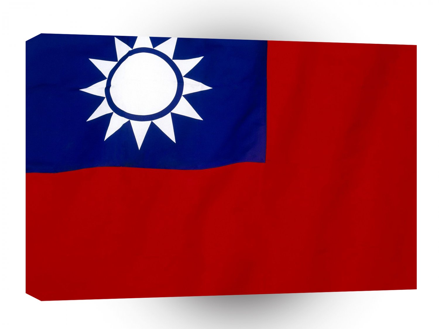 Flag Taiwan A1 Xlarge Canvas