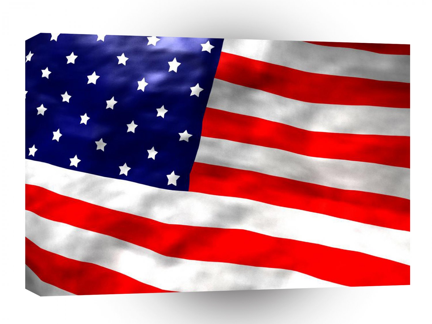 Flag Usa Wave A1 Xlarge Canvas