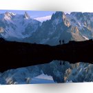 France Picturesque Peaks Alps A1 Xlarge Canvas