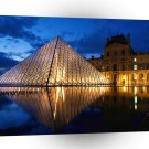 France Pyramid At Louvre Museum Paris A1 Xlarge Canvas