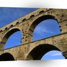 France Roman Aqueduct Nimes A1 Xlarge Canvas