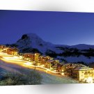 France Ski Resort Savoie A1 Xlarge Canvas