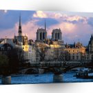 France The River Seine Paris A1 Xlarge Canvas