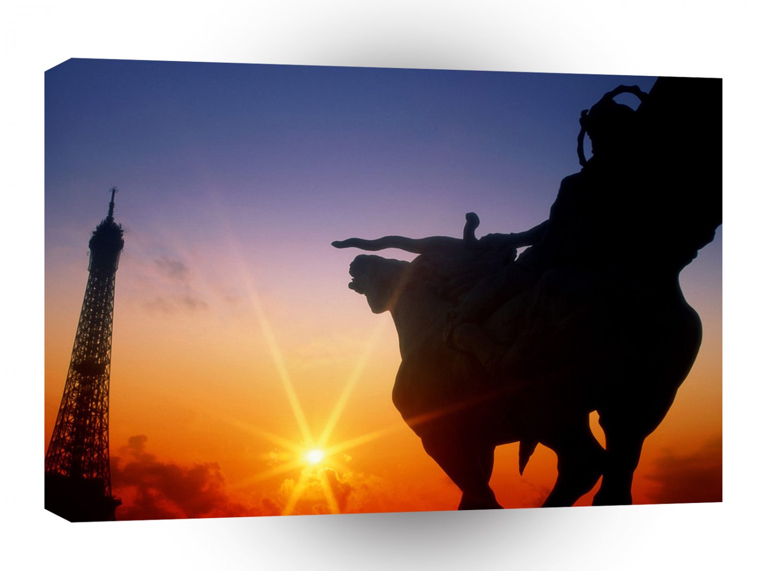 France Towards The Eiffel Tower Paris A1 Xlarge Canvas