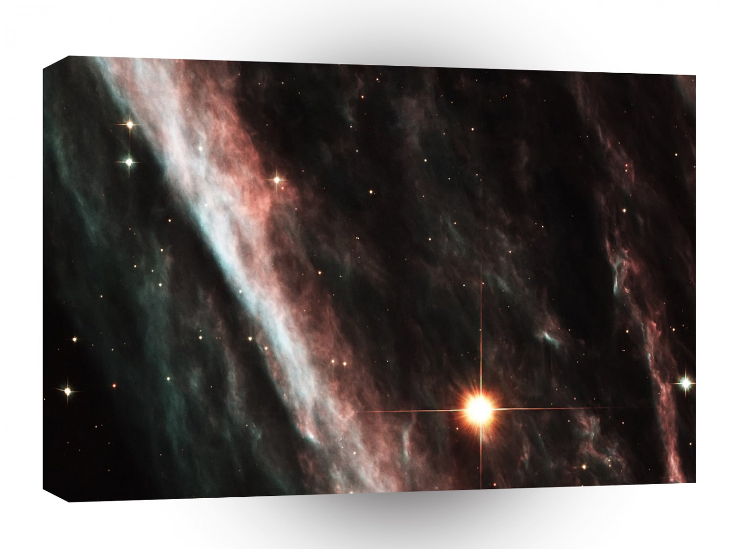 Galaxy Distant Bright Star Nebula Clouds A1 Xlarge Canvas