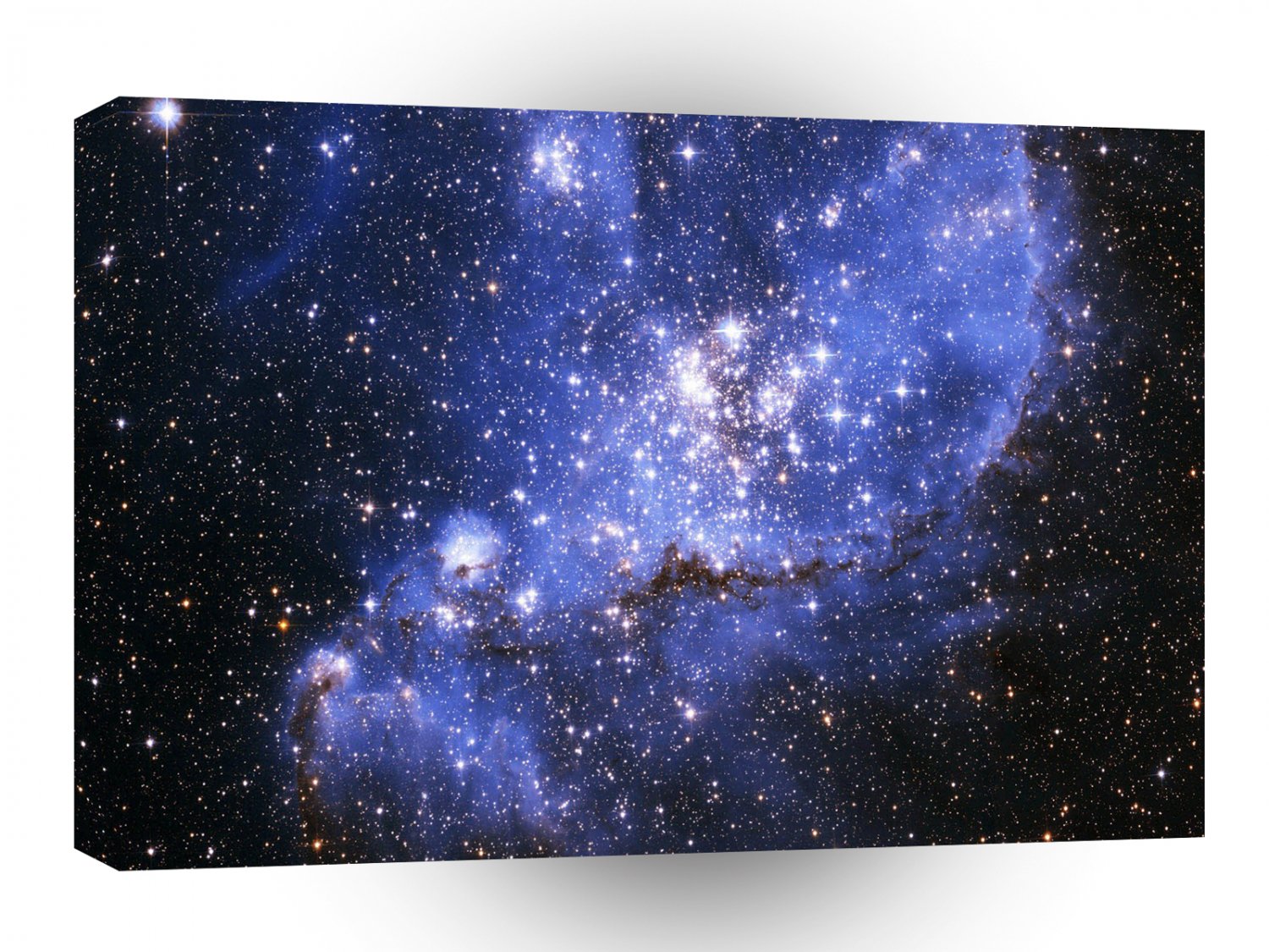 Galaxy Nebula Blue Distant Star Cluster A1 Xlarge Canvas