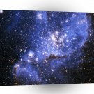Galaxy Nebula Blue Distant Star Cluster A1 Xlarge Canvas