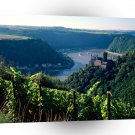 Germany Burg Katz Above The Rhine A1 Xlarge Canvas