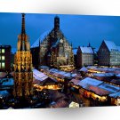 Germany Christkindl Market Nuremberg Bavaria A1 Xlarge Canvas