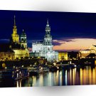 Germany Elbe River Dresden Germany Mirrored A1 Xlarge Canvas