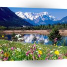 Germany Loisach River Wetterstein Eschenlohe A1 Xlarge Canvas