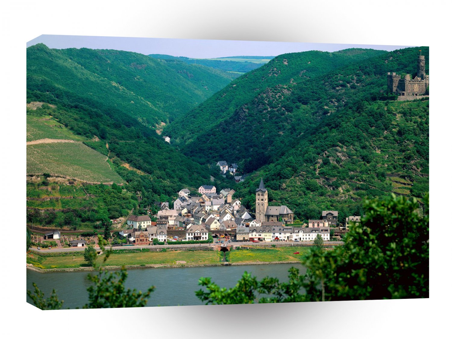 Germany Maus Castle Rhein River A1 Xlarge Canvas
