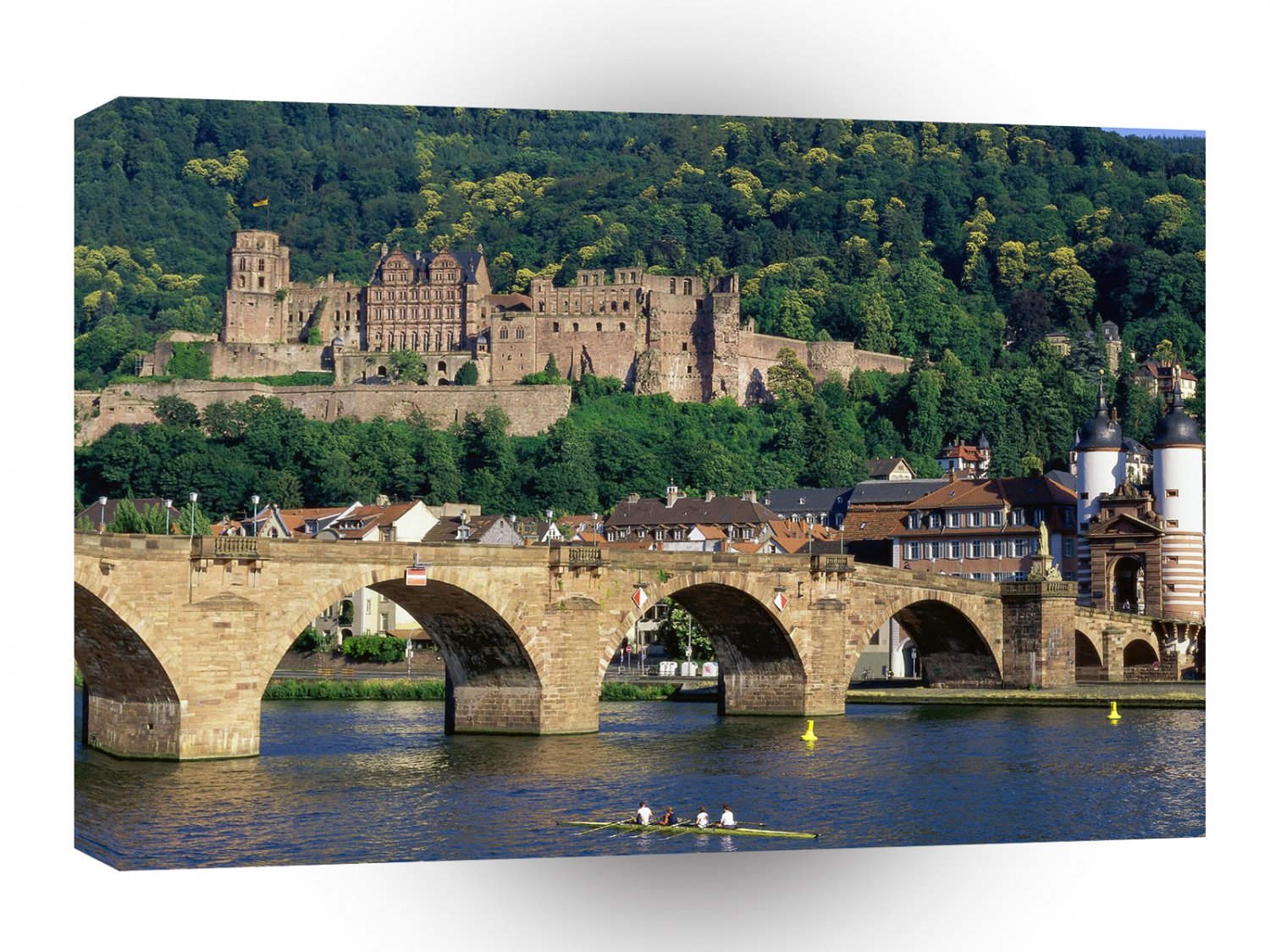 Germany Neckar River Heidelberg A1 Xlarge Canvas