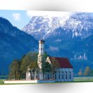 Germany St Coloman Church Near Fussen Bavaria A1 Xlarge Canvas