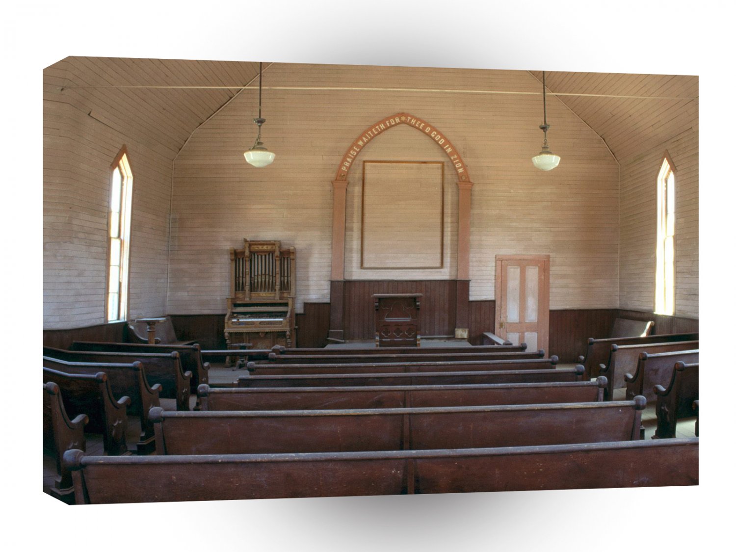 Ghost Towns Methodist Church Interior Bodie California A1 Xlarge Canvas