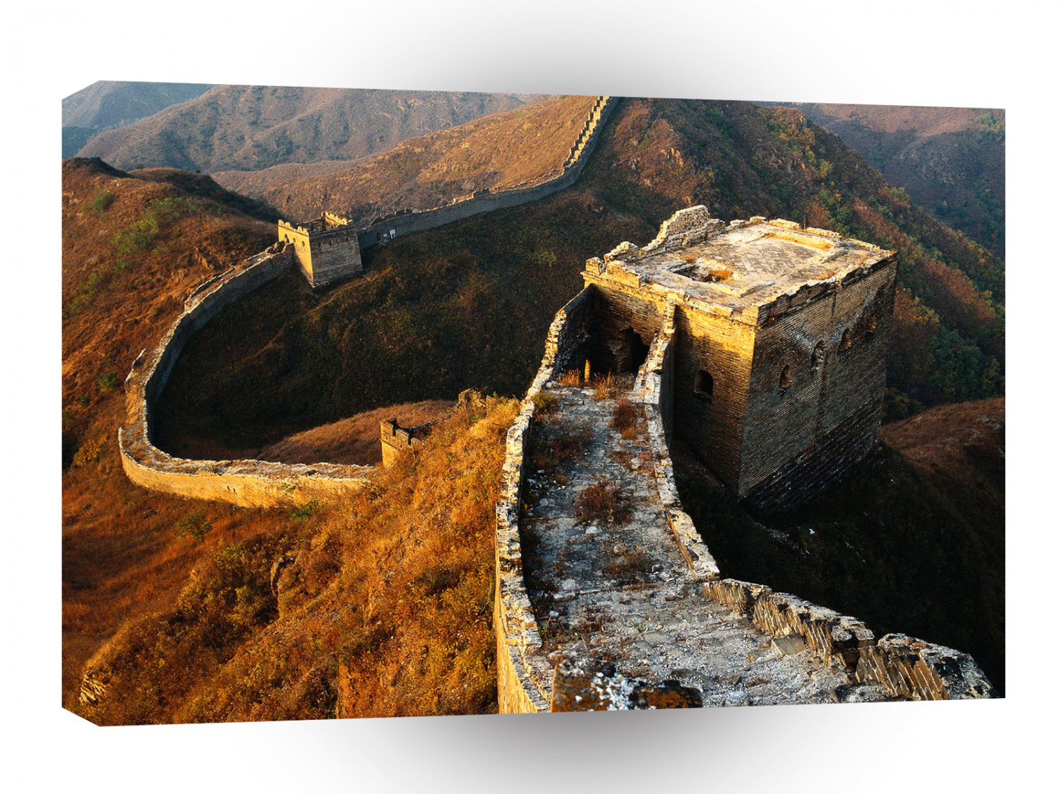 Great Wall Close Up Ruin Sunlit A1 Xlarge Canvas