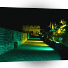Great Wall Flat Walkway Floodlit A1 Xlarge Canvas