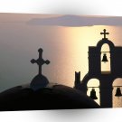 Greece Bell Gable Thira Island A1 Xlarge Canvas