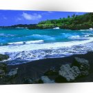 Hawaii Black Beach Maui A1 Xlarge Canvas