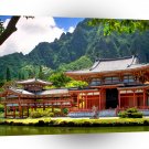 Hawaii Byodo In Temple Oahu A1 Xlarge Canvas