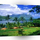 Hawaii Kaneohe Fish Pond Oahu A1 Xlarge Canvas