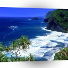 Hawaii Pololu Valley Beach A1 Xlarge Canvas