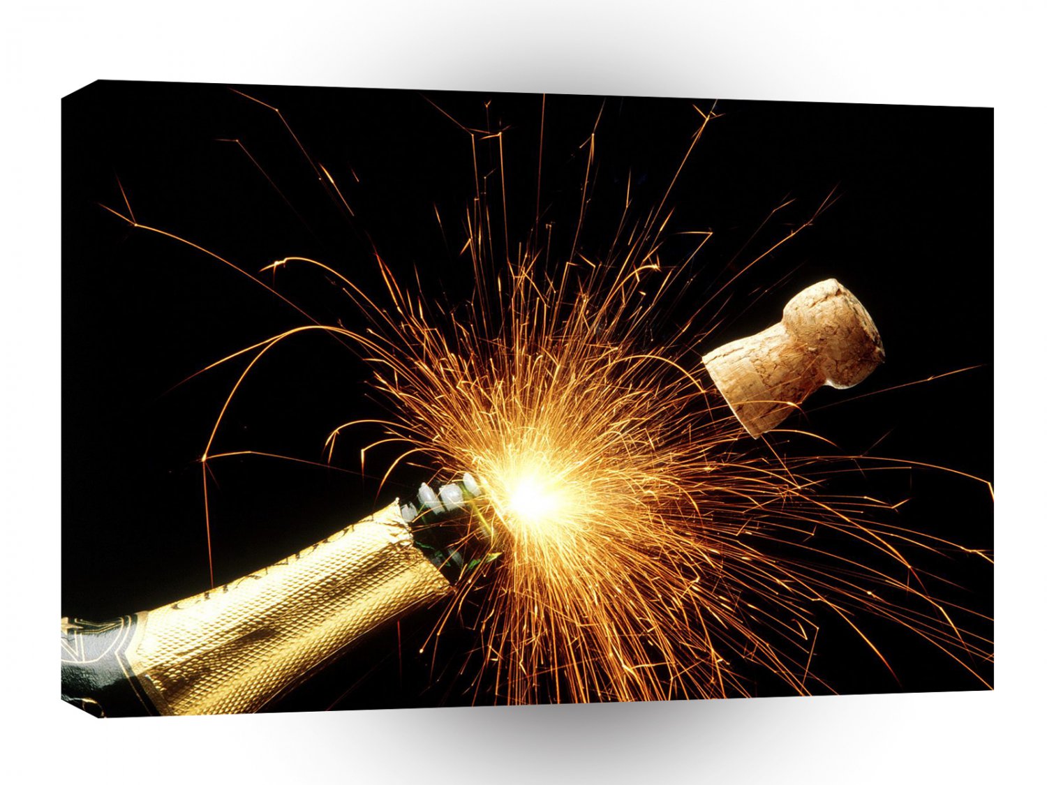 Holidays Holidays Sparkling Champagne A1 Xlarge Canvas