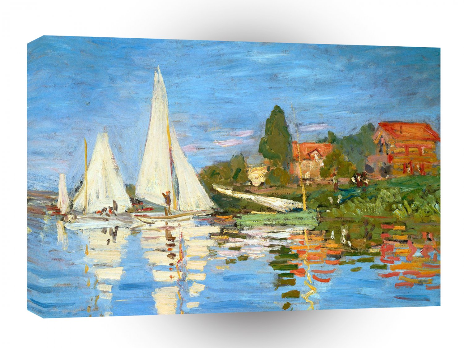 Impressionism Claude Monet Regatta Argenteuil A1 Xlarge Canvas