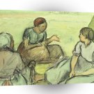 Impressionism Pissarro Three Peasant Women A1 Xlarge Canvas