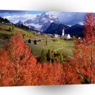 Italy Church Of Selva Di Cadore Colle Santa Lucia A1 Xlarge Canvas