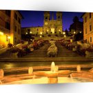 Italy Trinita Dei Monti Church Spanish Steps Rome A1 Xlarge Canvas
