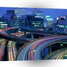 Japan Tokyo At Night A1 Xlarge Canvas