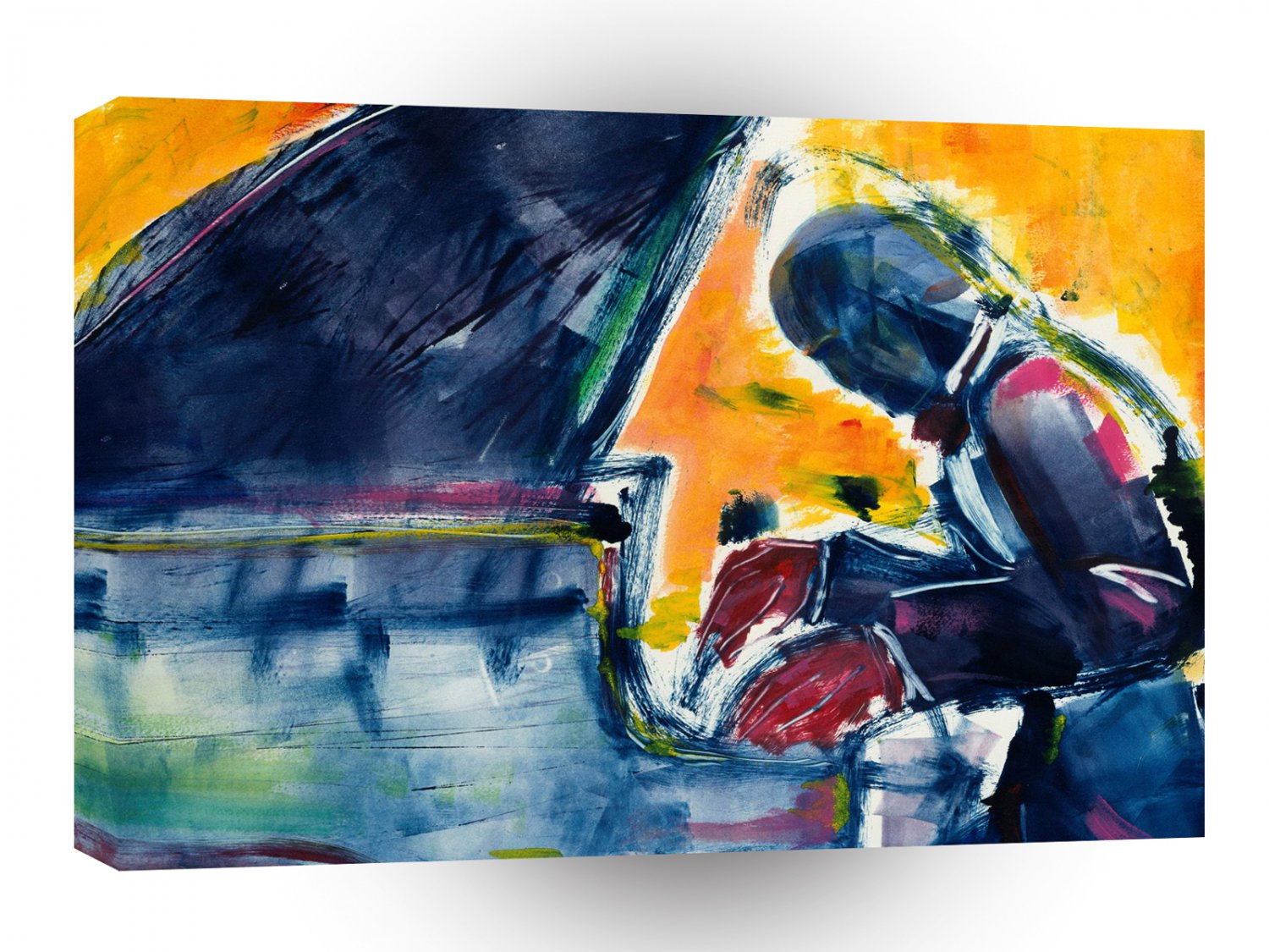 Jazz Art Jaws A1 Xlarge Canvas