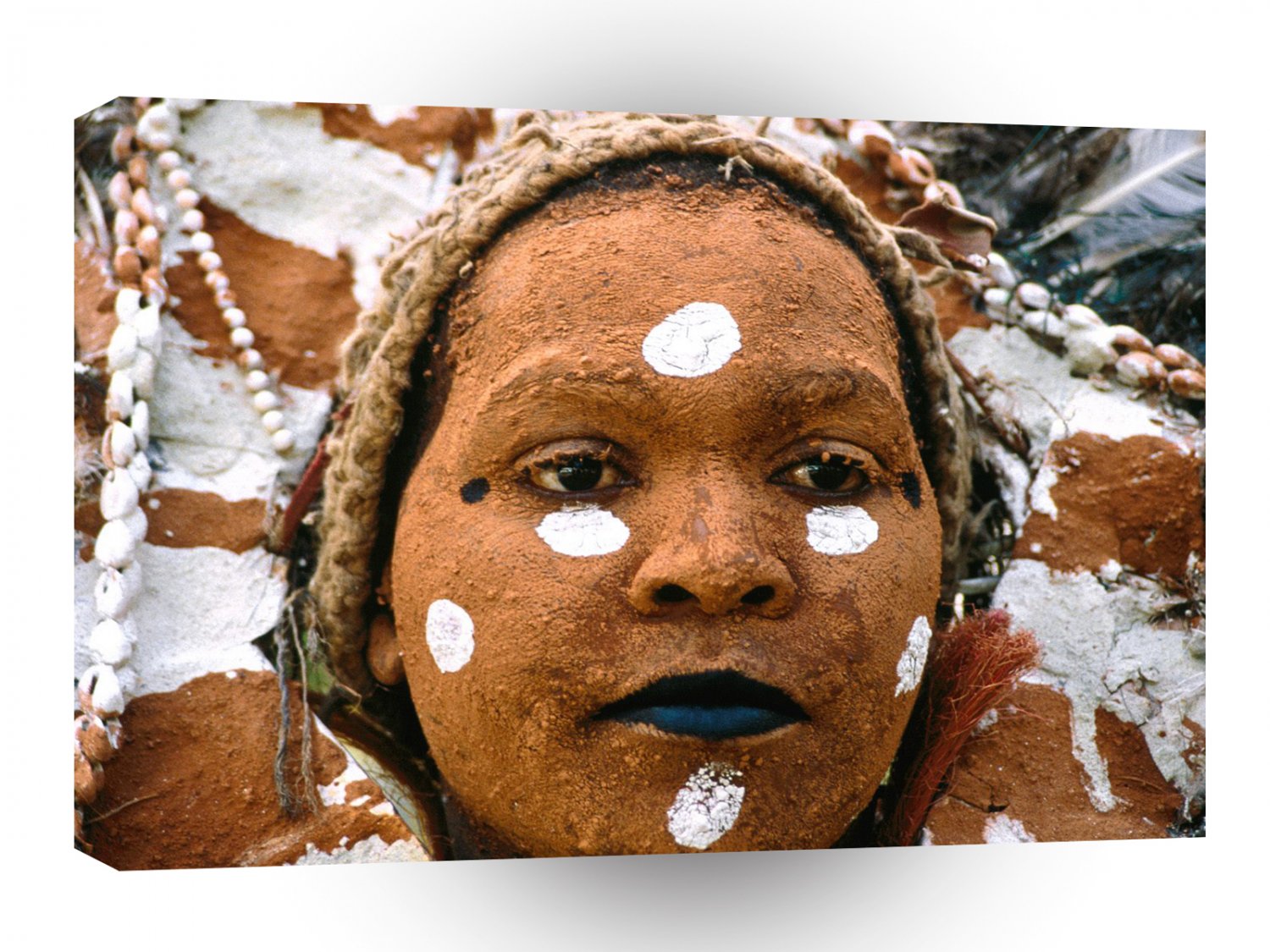 Kenyan Tribes Kikuyu Dancer A1 Xlarge Canvas