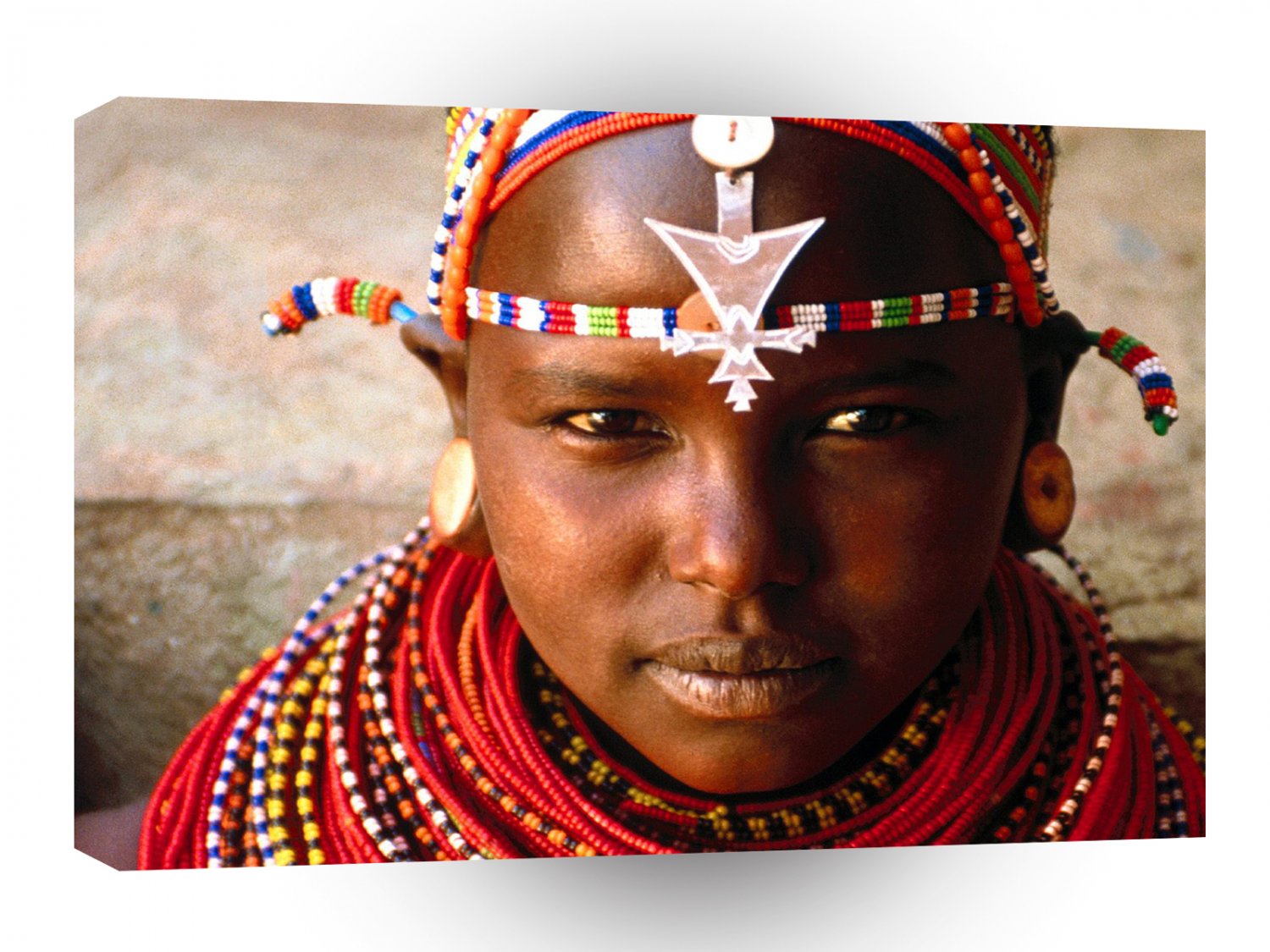 Kenyan Tribes Samburu Dancer A1 Xlarge Canvas